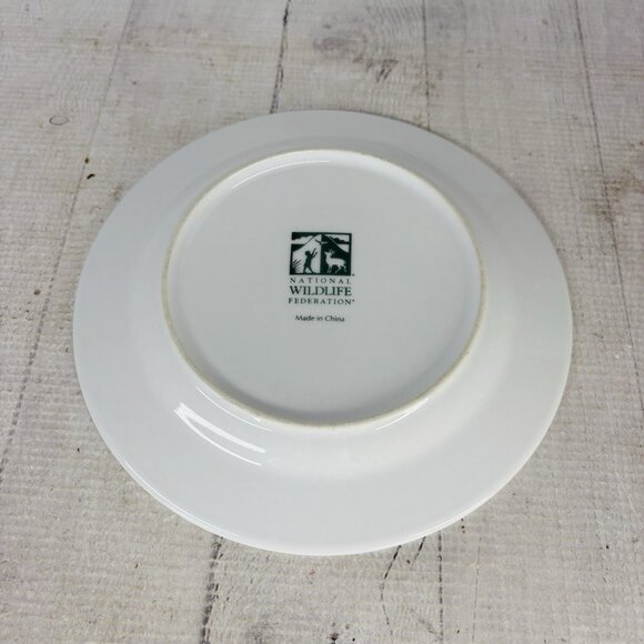 National Wildlife Federation AMERICAN WILDFLOWERS Flower Salad Plates Set of 2 - Picture 3 of 13